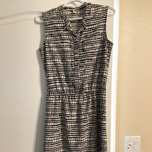 Black and white dress